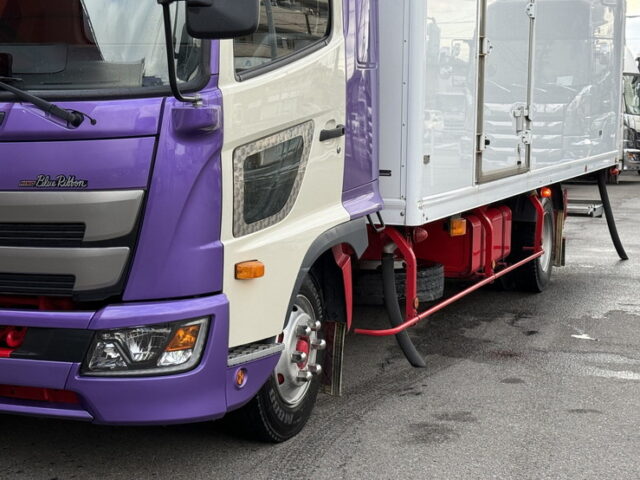 日野:17レンジャー:冷凍バン:菱重製冷凍機TDJS50DC:格納ゲート:アルミシマ床