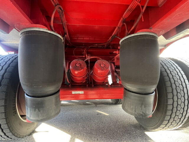 令和4年式 トレクス製 3軸 段付きトレーラーウィング リフトアクスル 後軸残し