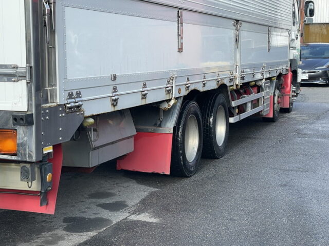 いすゞ：ギガ：冷凍ウィング：菱重製直結冷凍機：ジョロダーレール4列：アルミシマ床