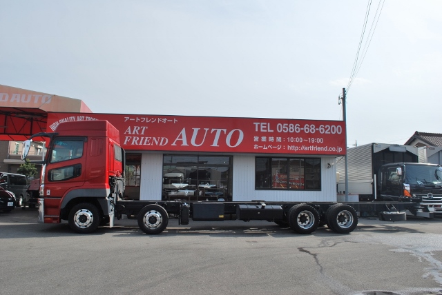 【175】三菱ふそうスーパーグレート 低床 シャーシ ハイルーフ リヤエアサス