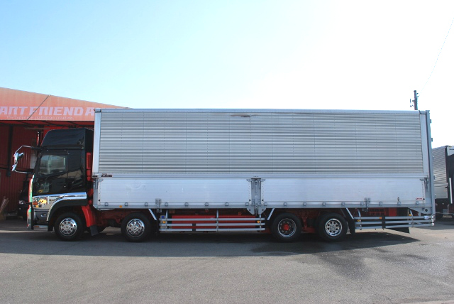 【206】UDトラックス　クオン　低床　アルミウイング　ハイルーフ