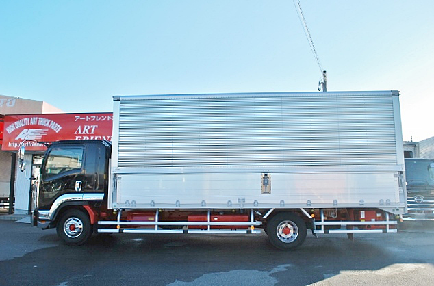 【181】いすゞフォワード　ワイド　アルミウイング　6200ボデー　フルゲート