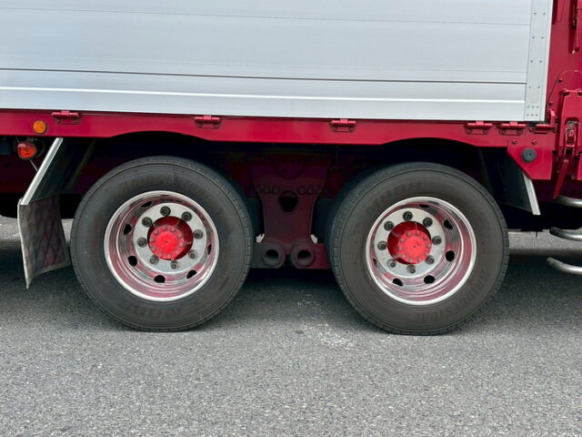 日野：17プロフィア：ハイルーフ：ウィング：メッキ多数：格納パワーゲート