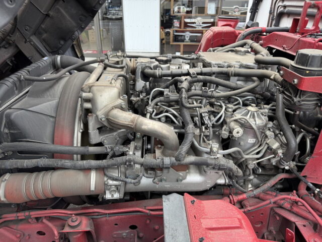 日野：レンジャープロ：ハイルーフ：冷凍バン：左観音扉：キーストン床：エアサス