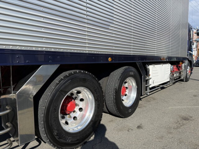 日野：プロフィア：冷凍バン：メッキ多数：サブエンジン：ジョロ4キーストン