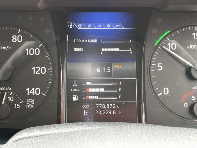 日野：プロフィア：アルミブロック平ボディ：7MT：ステンレス架装多数：メッキパーツ多数：アルミホイール　