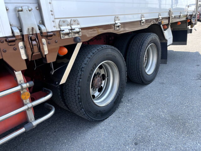 日野　プロフィア　冷凍ウィング　リア門口ステンレス　木床　プロシフト　380馬力