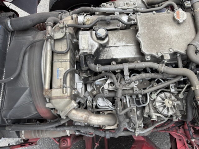 日野：レンジャープロ：ハイルーフ：冷凍バン：左観音扉：キーストン床：エアサス