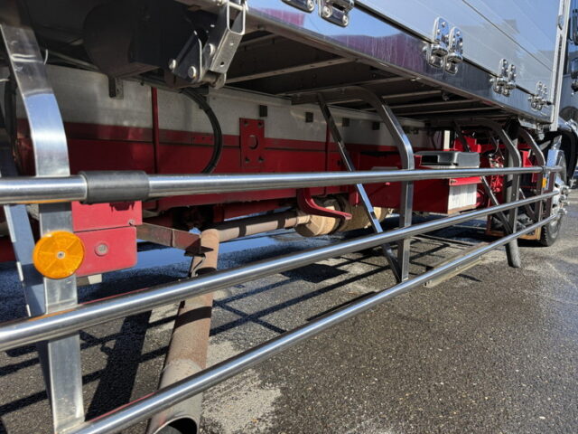 日野：レンジャープロ：ウィング：ボディ枠ステンレス：90アオリ：240馬力：エアサス