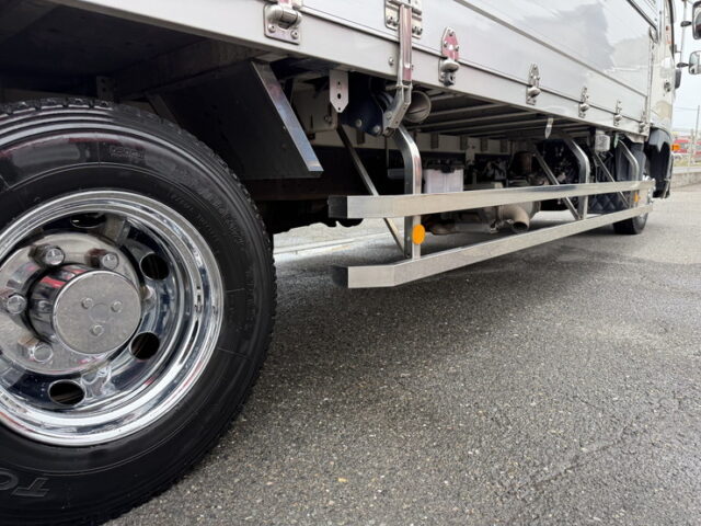 日野：17レンジャー：ハイルーフ：ウィング：6200ワイド：リア門口ステンレス