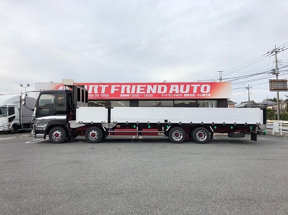 【315】いすゞギガ　低床　アルミブロック　平ボデー　リヤエアサス