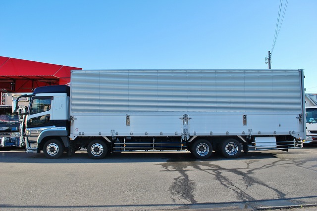 【487】三菱ふそうスーパーグレート　低床　アルミウイング　ハイルーフ　リヤエアサス