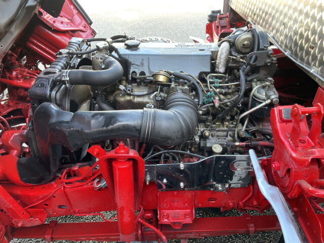 いすゞ：エルフ：造り平ボディ：内装生地張り：5MT：オバＱバンパー：フロントバイザー：架装多数