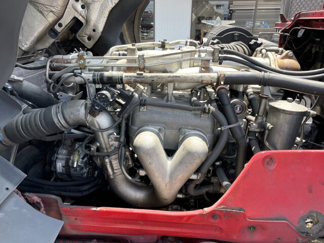 いすゞ　ギガ　ハイルーフ　ウィング　造りボディ　1Mアオリ　ステンレス多数