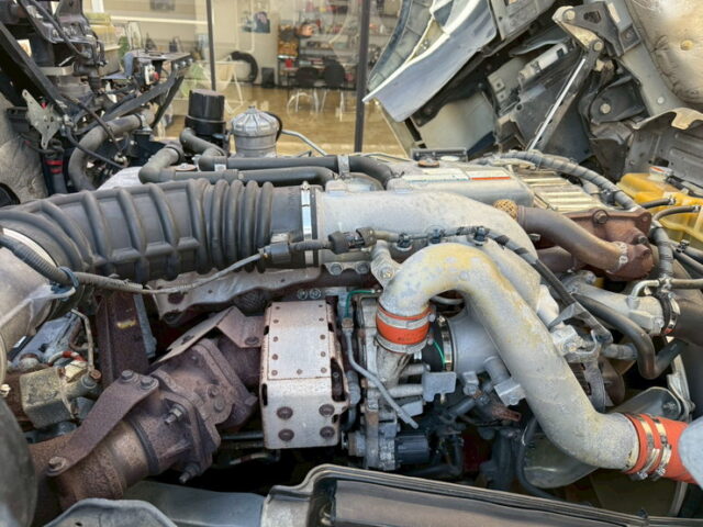 日野：プロフィア：ダンプ：5300×2350：アルミホイール：自重計：電動コボレーン：7速