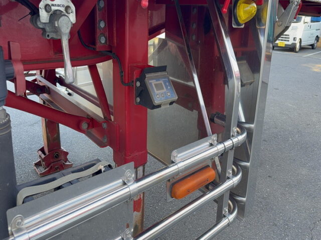 日本トレクス:トレーラー:平ボデー:アルミブロック:1Mアオリ:リフトアクスル:中残し