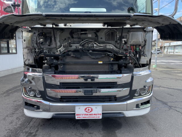 日野：17プロフィア：ハイルーフ：トレーラーヘッド：アルミホイール：ブタ鼻