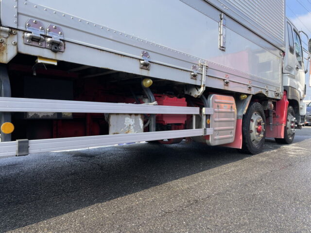 いすゞ：ギガ：冷凍ウィング：菱重製直結冷凍機：ジョロダーレール4列：アルミシマ床