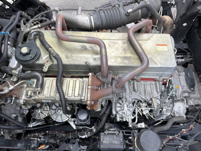 日野：プロフィア：アルミブロック平ボディ：7MT：ステンレス架装多数：メッキパーツ多数：アルミホイール　