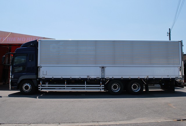 【255】三菱スーパーグレート　中低床　アルミウイング　ハイルーフ　リヤエアサス