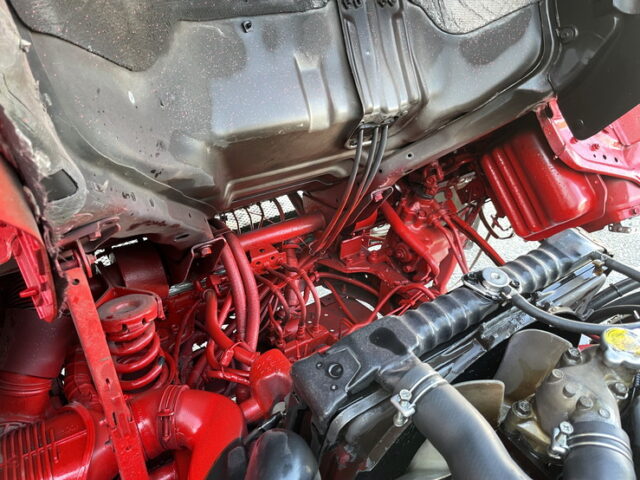 いすゞ：エルフ：造り平ボディ：内装生地張り：5MT：オバＱバンパー：フロントバイザー：架装多数