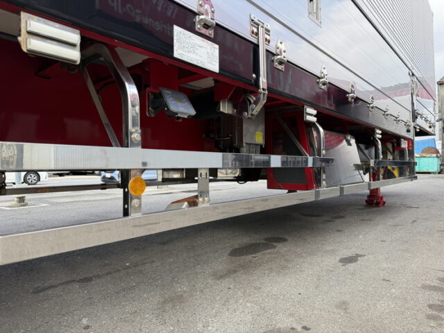 日本トレクス：トレーラー冷凍ウィング：段付き：2軸：前壁冷凍機：リフトアクスル