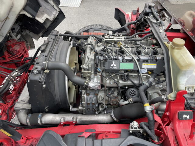 ブルーテックキャンター　ワイドロング　ウィング　架装多数　リア門口ステンレス