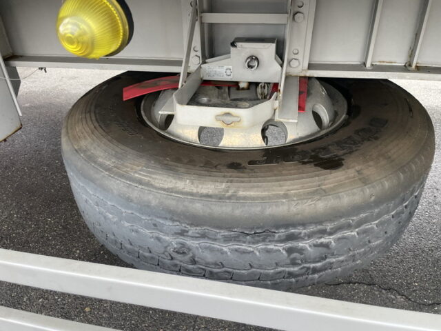 フルハーフ　トレーラーウィング　3軸　リフトアクスル(後軸残し)　1Mアオリ