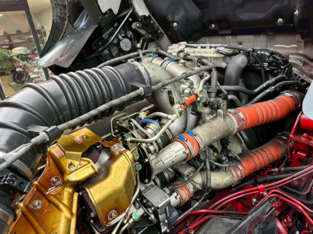 日野：17プロフィア：ハイルーフ：ウィング：メッキ多数：格納パワーゲート