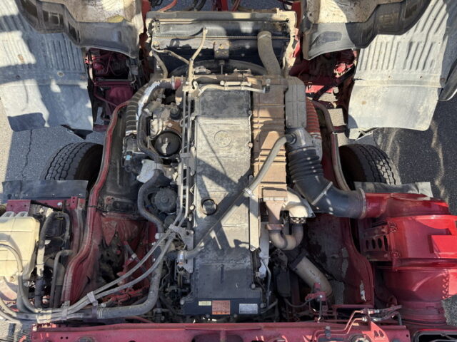 スーパーグレート：ハイルーフ：アームロール：40立米：架装多数：煙突マフラー(ダミー)