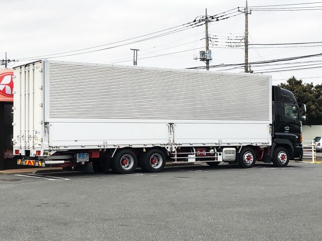 【331】日野 グランドプロフィア　低床　アルミウイング　格納ゲート付　ハイルーフ