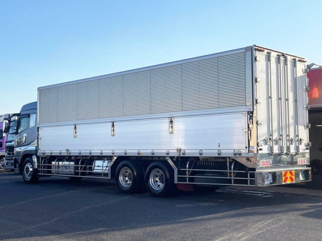 三菱ふそう　スーパーグレート　ハイルーフ　ウィング　顔面メッキ　融雪仕様