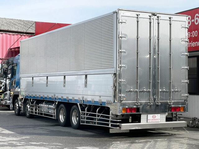 三菱ふそう　17スーパーグレート　ハイルーフ　冷凍ウィング　架装多数　木床　菱重製直結冷凍機