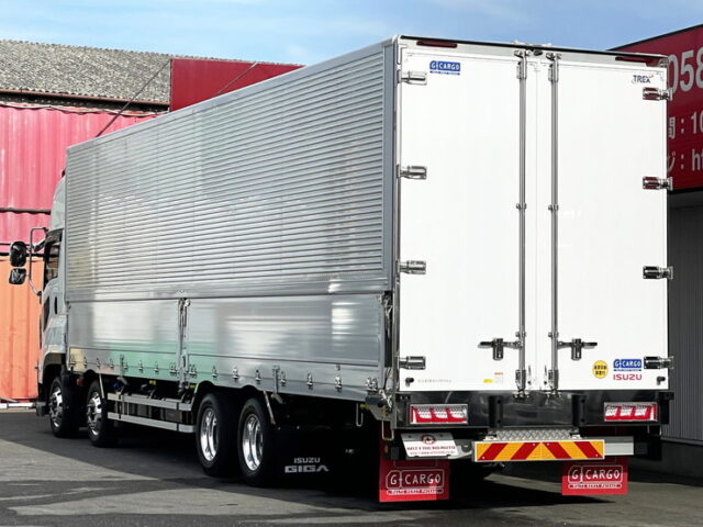 いすゞ　ギガ　登録済み未使用車　ハイルーフ　リア門工ステンレス　アルミホイール