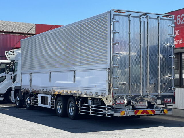 17スーパーグレート　ハイルーフ　冷凍ウィング　未登録未使用　造りボディ　格納ゲート付