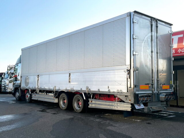 【1563】H23　プロフィア　ハイルーフ　架装多数　ボディー枠オールステンレス　メッキホイール