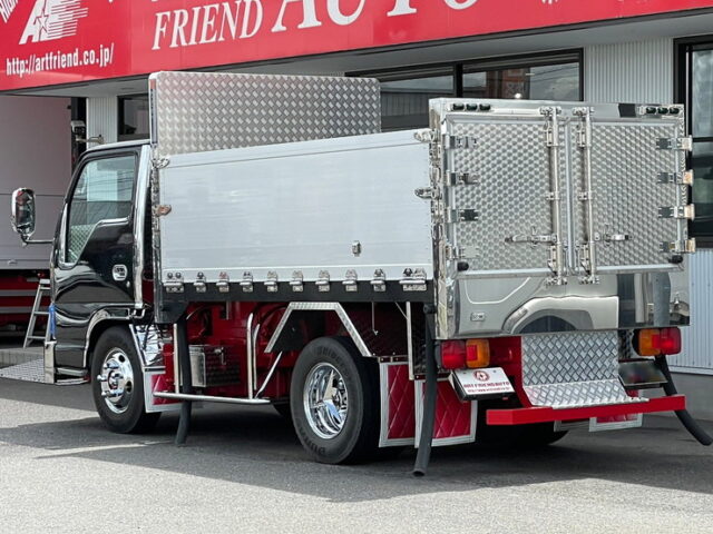 【1547】H14　エルフ　平ボデーアルミブロック　造りボディ　標準幅　架装多数