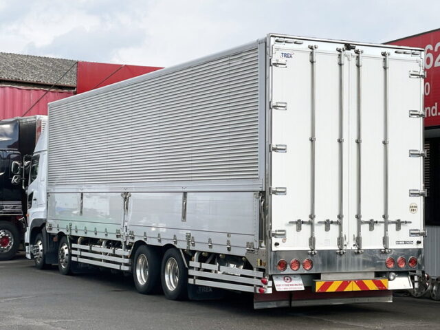 日野　プロフィア　ハイルーフ　ウィング　総輪エアサス　プロシフト　リア門口ステンレス　380馬力