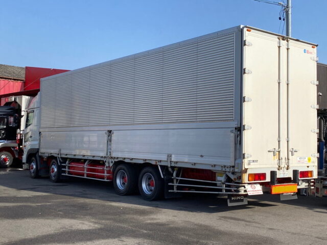 【790】H23　プロフィア　ウィング　エアサス　床鉄板　ラッシングレール3段