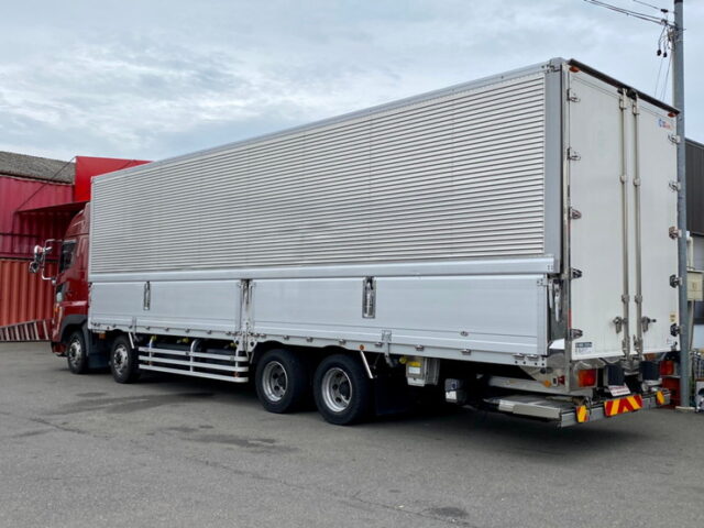 【861】H27　プロフィア　ウィング　門口ステンレス　格納ゲート付