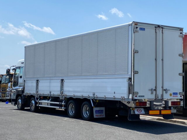 【872】H22　ギガ　ハイルーフ　4軸　ウィング　門口ステンレス　アルミホイール