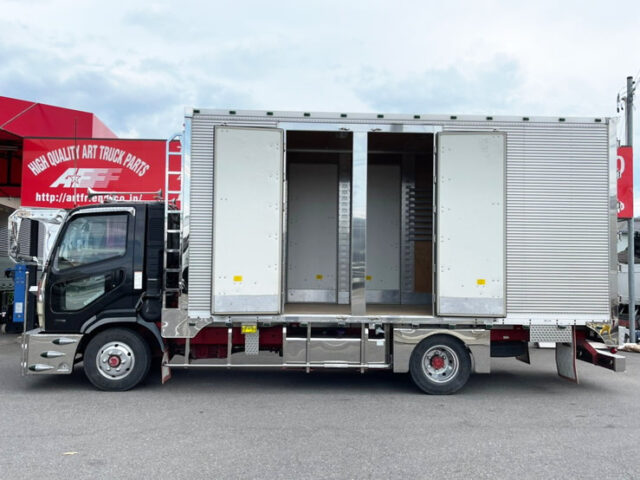 【882】H17　ファイター　デコトラ　アルミバン　エアサス　セミワイド　内高2500