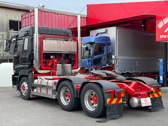 【880】H25　ギガ　煙突マフラー　トレーラーヘッド　ダブル　一軸式カプラ