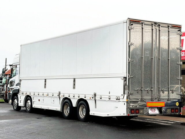 【963】H20　クオン　ハイルーフ　ウィング　総輪エアサス　エアロ付　委託販売