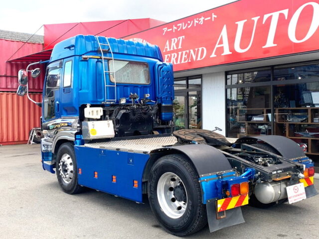 【1013】H27　ギガ　ハイルーフ　トレーラーヘッド　7速MT　11.5トン　車検付