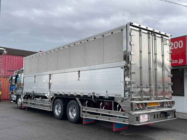 【959】H15　ギガ　ハイルーフ　冷凍ウィング　造りボディ　1M10アオリ