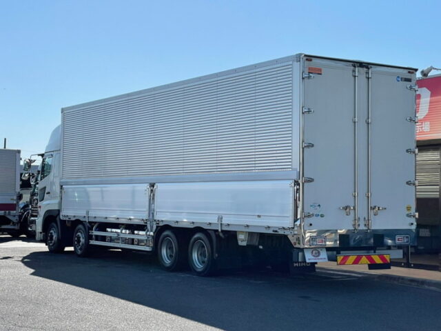 【1075】H29　17プロフィア　ハイルーフ　ウィング　7速MT　門口ステンレス　車検付