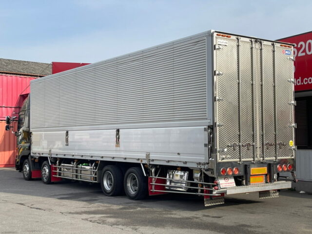 【1046】H23　プロフィア　ハイルーフ　冷凍ウィング　4軸　ステンレス多数