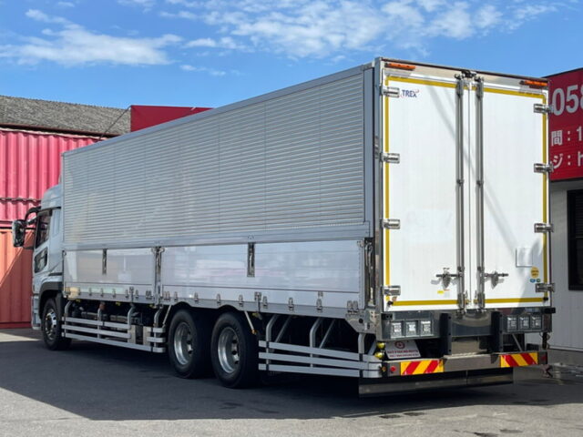 【1111】H30　17スーパーグレート　ハイルーフ　ウィング　総輪エアサス　融雪仕様　箱内高2500