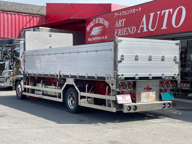 【1104】H25　レンジャープロ　増トン　平ボデーアルミB　6200　セミワイド　90アオリ　ステンレス多数